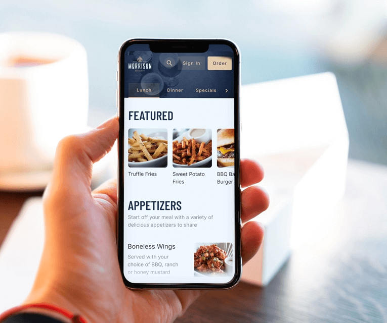 QR Code Ordering Software System App