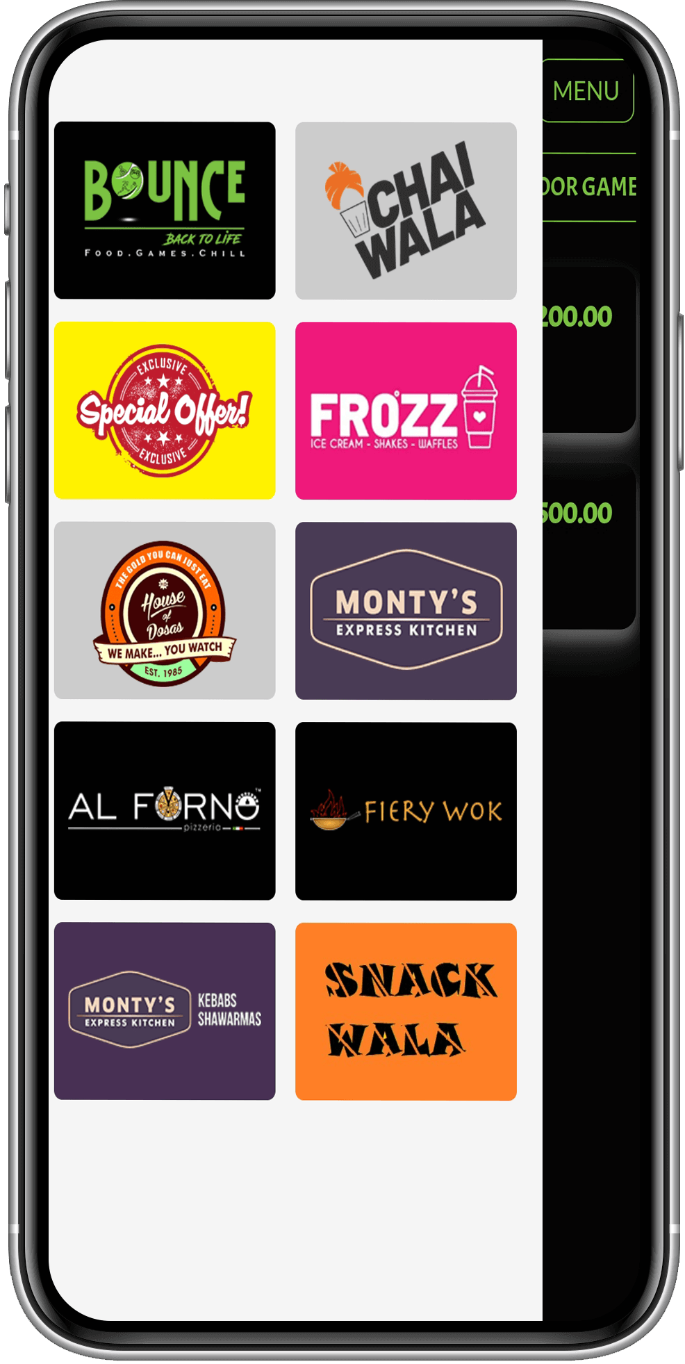 QR Code Digital Menu