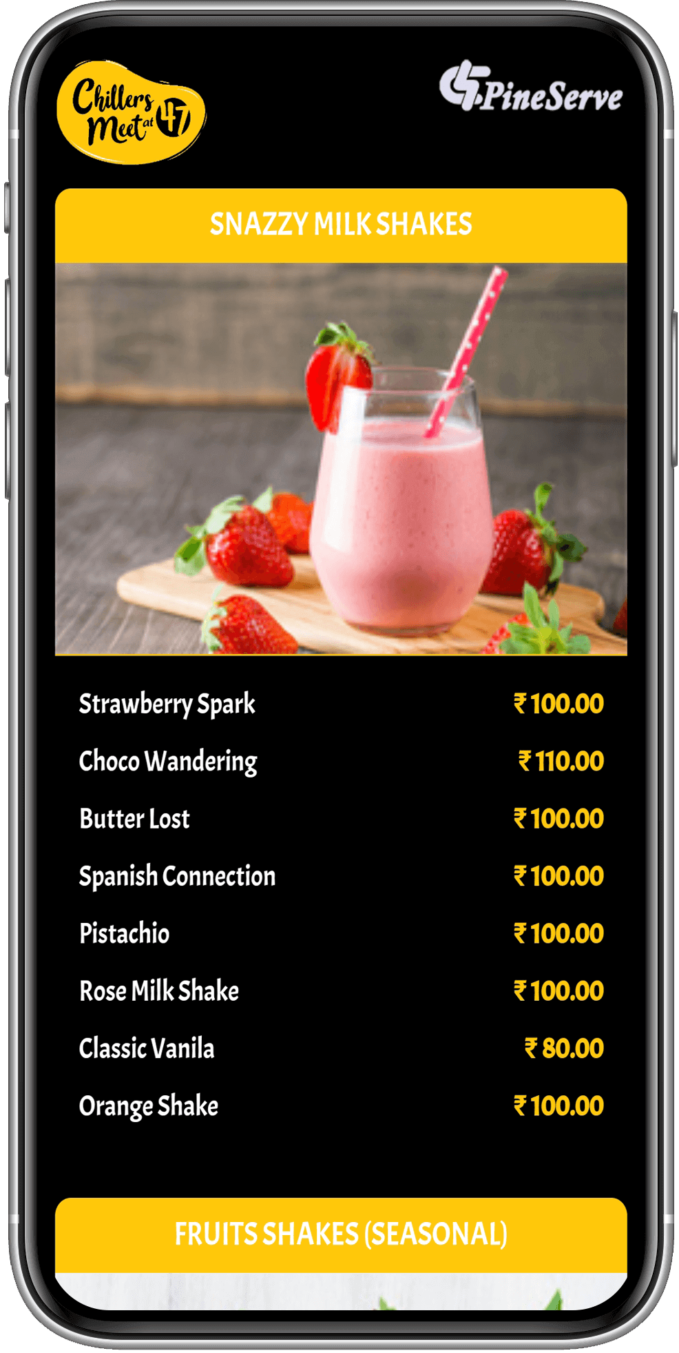 QR Code Digital Menu